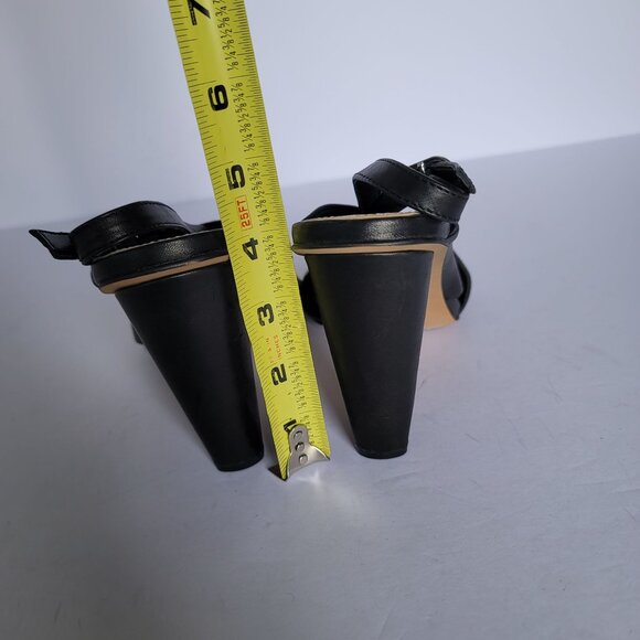 Vince Camuto Katie Soft Leather Slingback Block Heeled Sandals. Size 10M - Picture 4 of 9